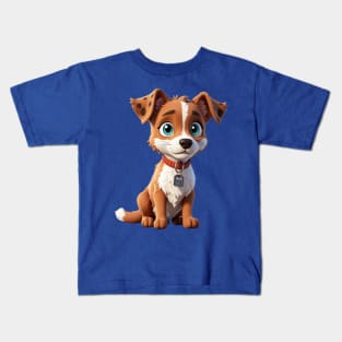 Animated Dog Kids T-Shirt